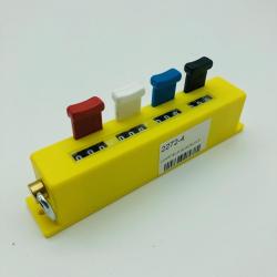 Compteur quadruple plastique