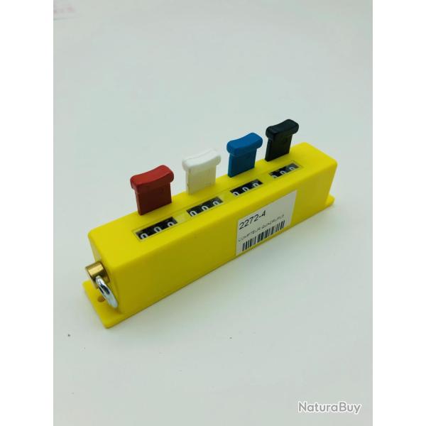 Compteur quadruple plastique