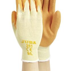 Gants textiles latex Juba 9