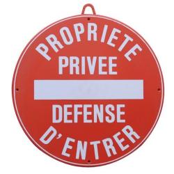 Panneau propri&eacute;t&eacute; priv&eacute;e