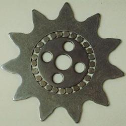 Pignon pour guide titanium p/machine d'abattage - 2 mm