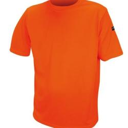 tee shirt orange polyester