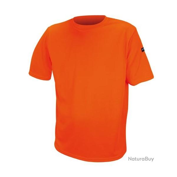tee shirt orange polyester