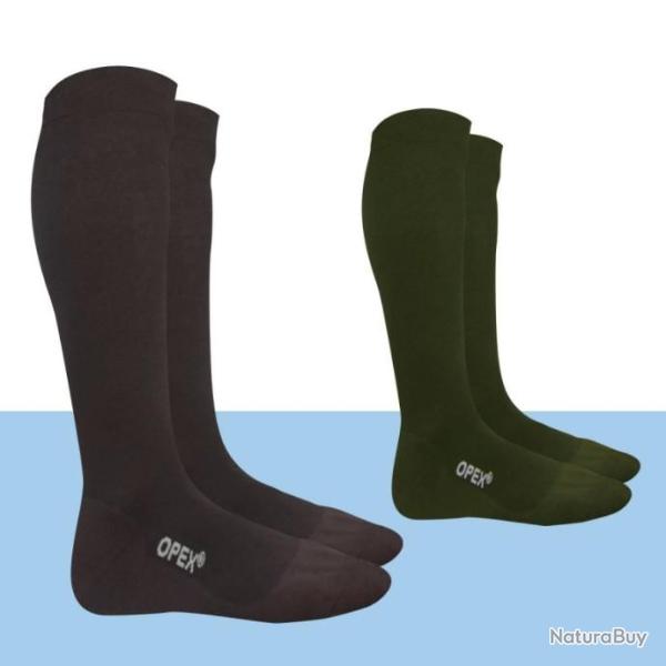 Chaussette mi bas opex coolmax vert