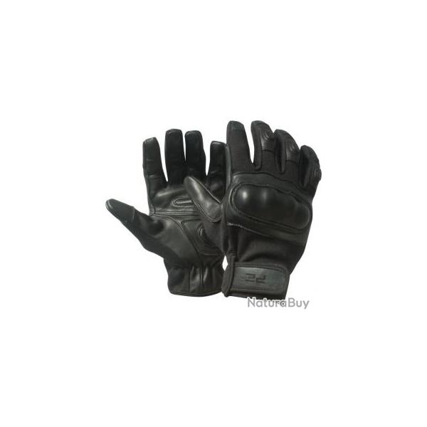 Gants coques noirs