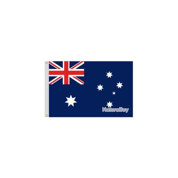 Drapeau avec renfor en nylon Australien  de 150 x 90