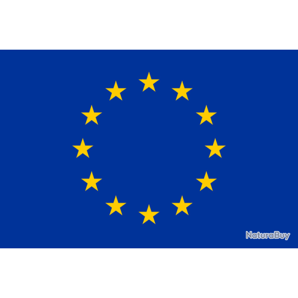Drapeau avec renfor en nylon Europe  de 150 x 90