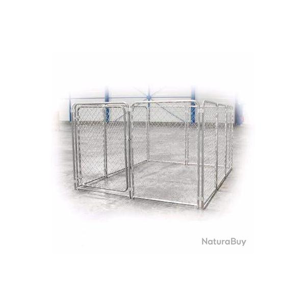 Chenil XXL enclos chien parc chien cage chien chenil GALVANISE chatiere enclos poule NEUF