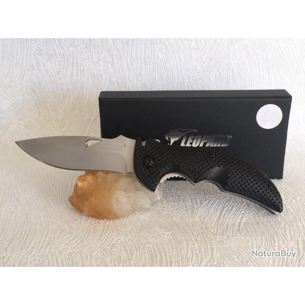 Couteau de poche L�opard,Couteau pliant,canif,knife.lame acier 420