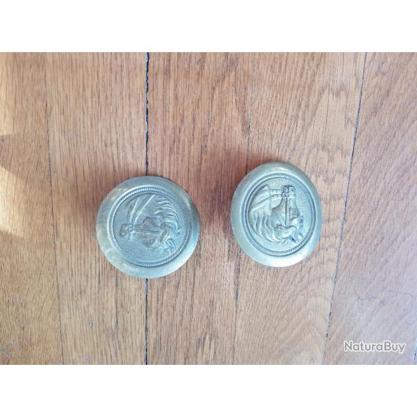 Rosettes pour bride de chevaux cavalerie