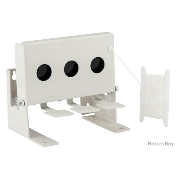 Cible mobile type biathlon petit modle 3 trous pour 4,5 mm