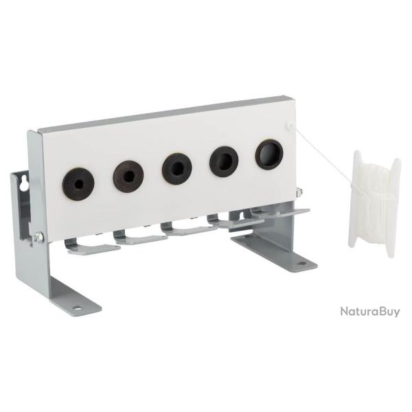 Cible mobile type biathlon grand modle 5 trous pour 4,5 mm