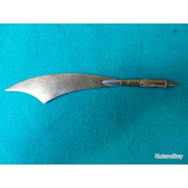 Coupe papier de Poilu 14/18.