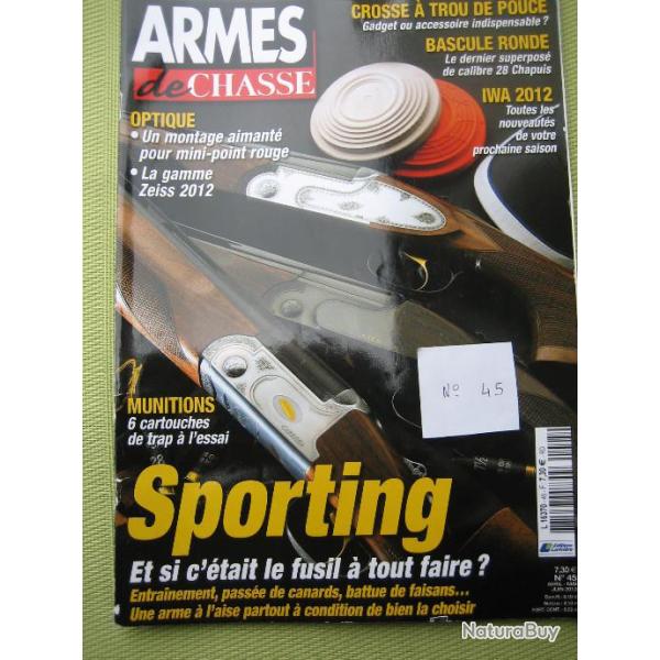 Revue  Armes  de  chasse  No  45 .