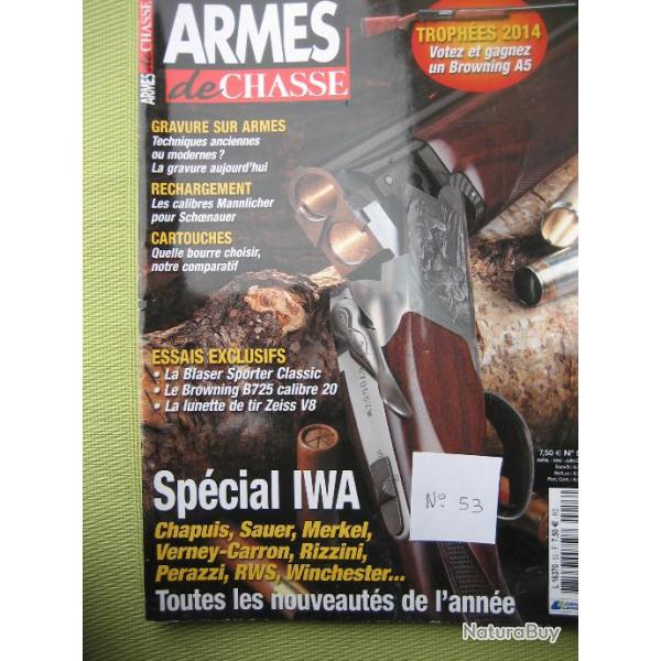 Revue  Armes  de  chasse  No  53 .