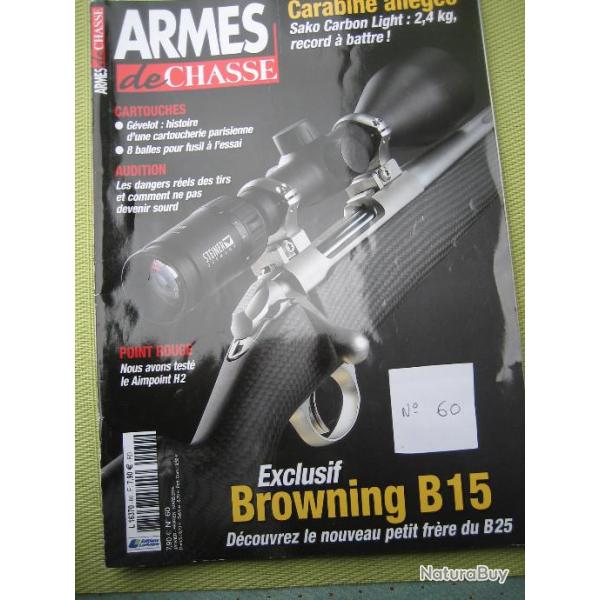 Revue  Armes  de  chasse  No  60 .