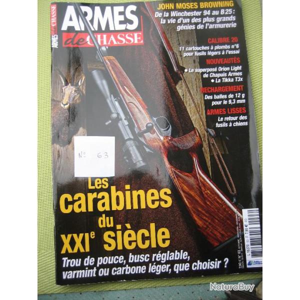 Revue  Armes  de  chasse  No  63 .