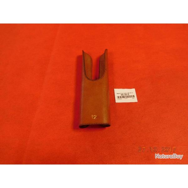 EMBOUT  en cuir pour fusil calibre 12 juxtapos ide cadeaux