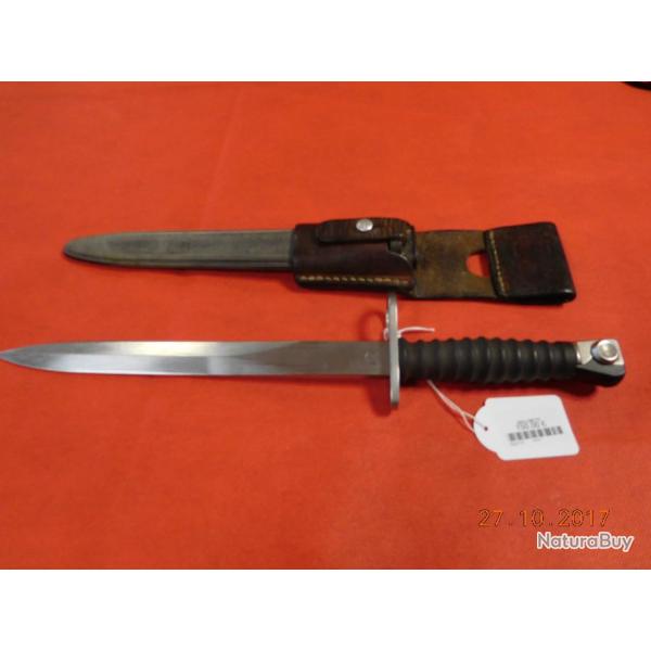 ba�onnette �tui cuir lame de 24 cms bertolini SELLAIO  Vina 77