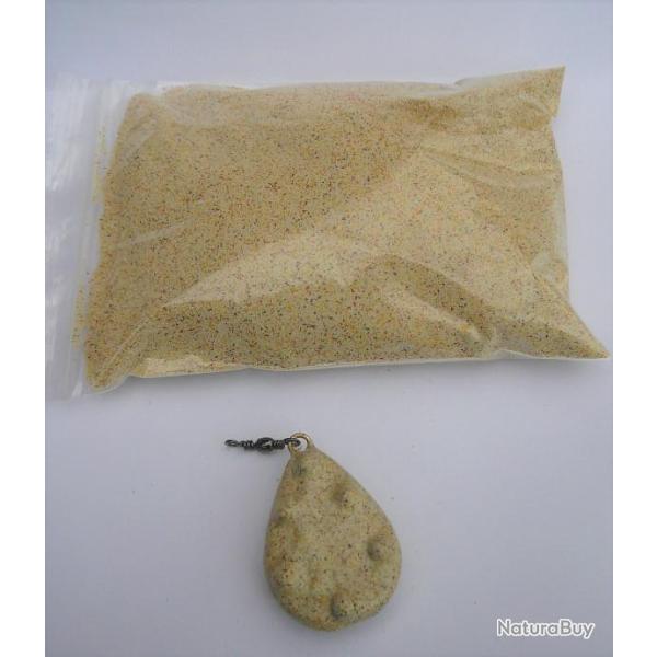 plastifiant sable pour plomb de peche