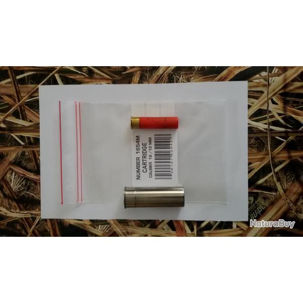 cartouche douille reductrice calibre 16/12mm  en acier