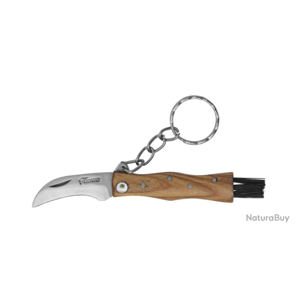 Porte-cl�s champignon 6 cm - Teck (Nouveaut�)