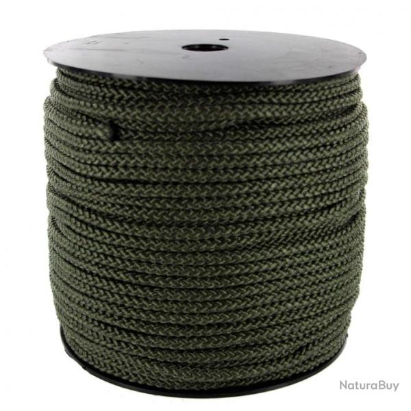 Cordeau imputrescible tress vert - Diam 6 mm - 100 m