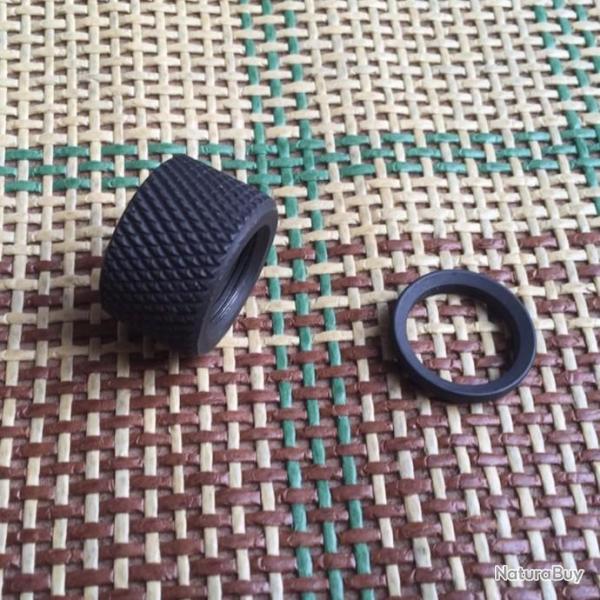 EMBOUT DE PROTECTION POUR FILETAGE 5/8X24 DE SILENCIEUX POUR CARABINES DE GROS CALIBRES i