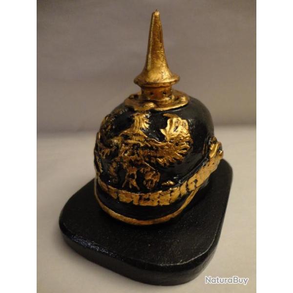 Casque allemand 14/18 polychrome - Presse papier