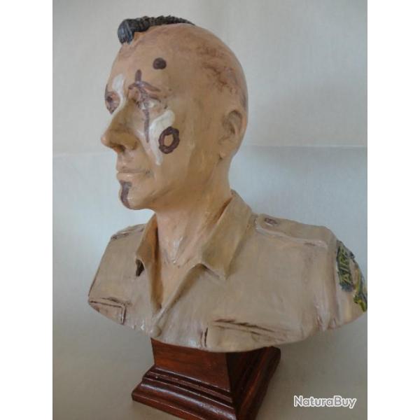 Buste parachutiste US iroquo�, polychrome