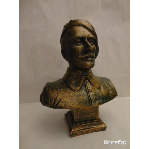 Buste chasseur alpin 14/18, Bronze