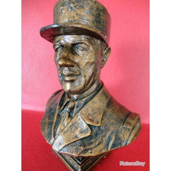 Buste du G�n�ral de Gaulle , Bronze