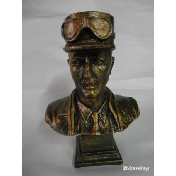 Buste du G�n�ral Leclerc , Bronze