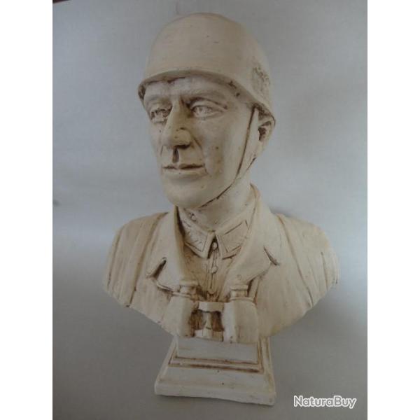 Buste parachustiste allemand 39/45, pierre