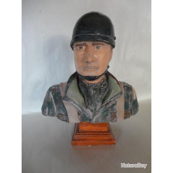 Buste parachutiste anglais 39/45, polychrome