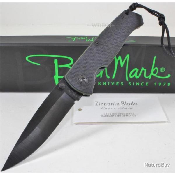 Couteau Benchmark Ceramic Lame en C�ramique Manche Fibre de Carbone Boite Collector BMK008