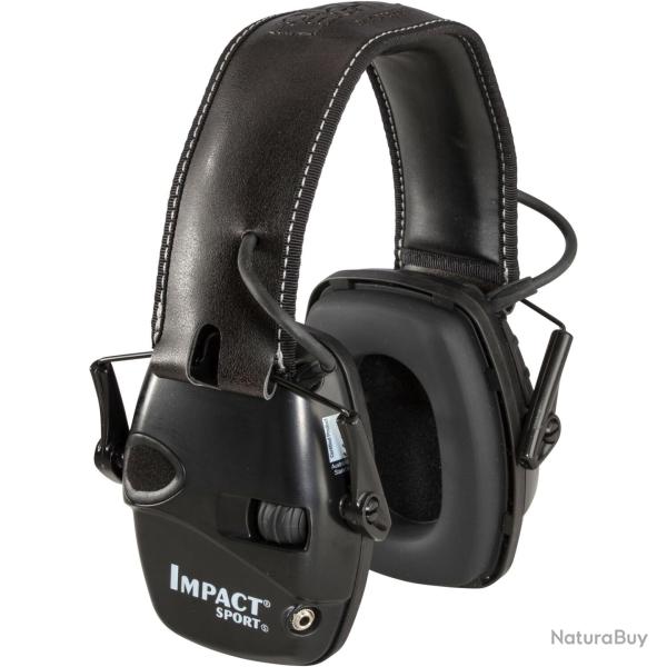 Casque anti-bruit �lectronique Impact Sport (Couleur: Noir)