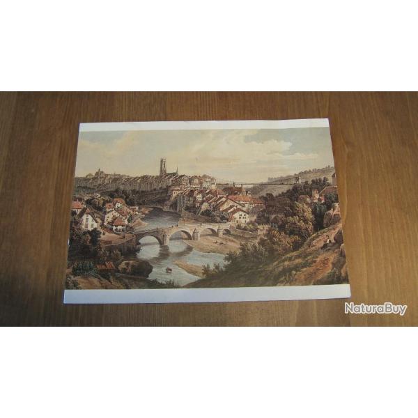 Carte commmorative avec 8 timbres CH