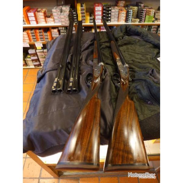 Paire d'Arrieta, Calibre 16/70 avec 2 jeux de canons