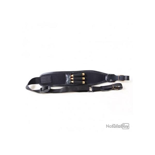 CEINTURE POUR FUSIL AJUSTABLES EN CORDURA NOIR