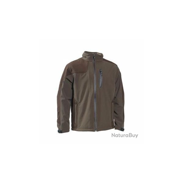 Deer hunter veste sofshell marron vert