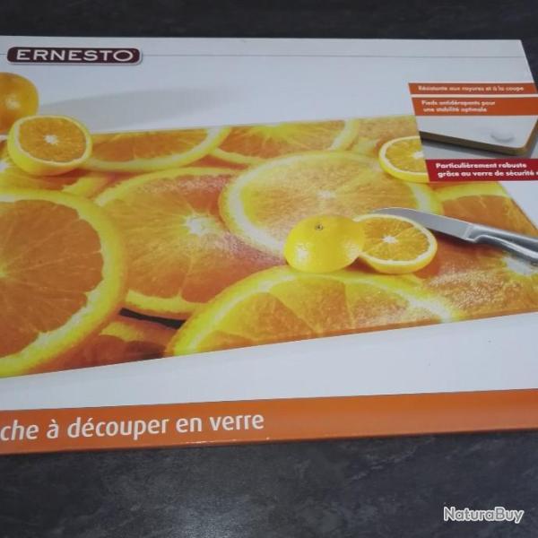 Lot de 2 planches � d�couper en verre