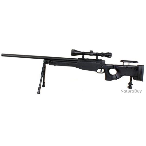 Sniper L96 Arctic Warfare 338 w/ Lunette & Bipied Noir (Well)