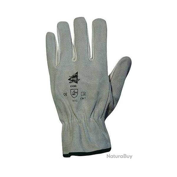 Gants de chantier en cuir Manusweet 10