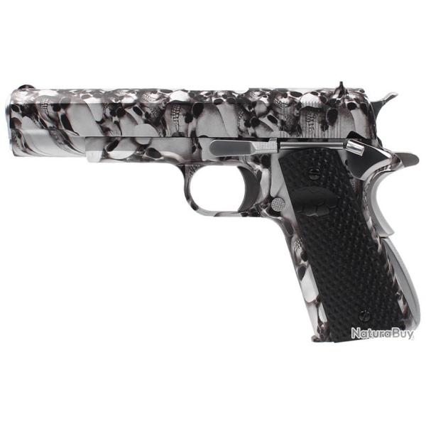 Rplique GBB 1911 Custo tete de mort - AW CUSTOM