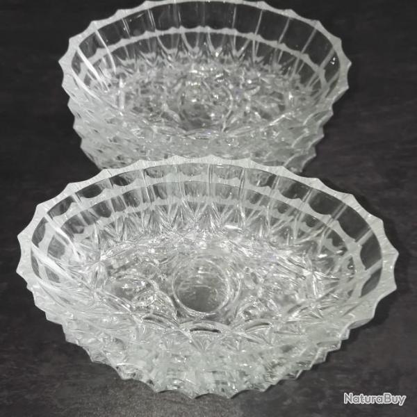 Lot de 8 coupelles � dessert