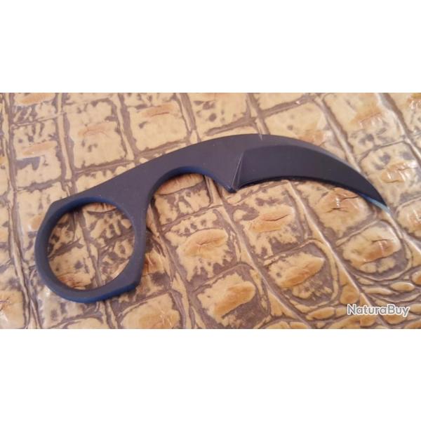 Couteau Diagnostic Karambit Cerakote Bastinelli Creations Acier N690C Etui Kydex Italy BAS05
