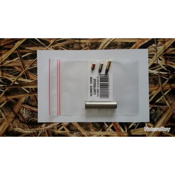cartouche douille reductrice calibre 14mm/22lr  en acier