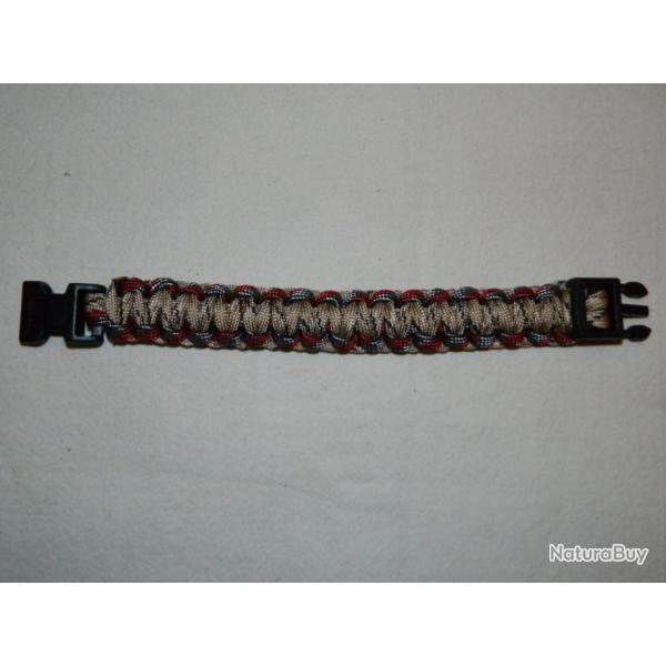 Bracelet paracorde 22cm - camo