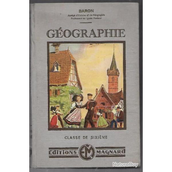 Scolaire ancien g�ographie classe de sixi�me